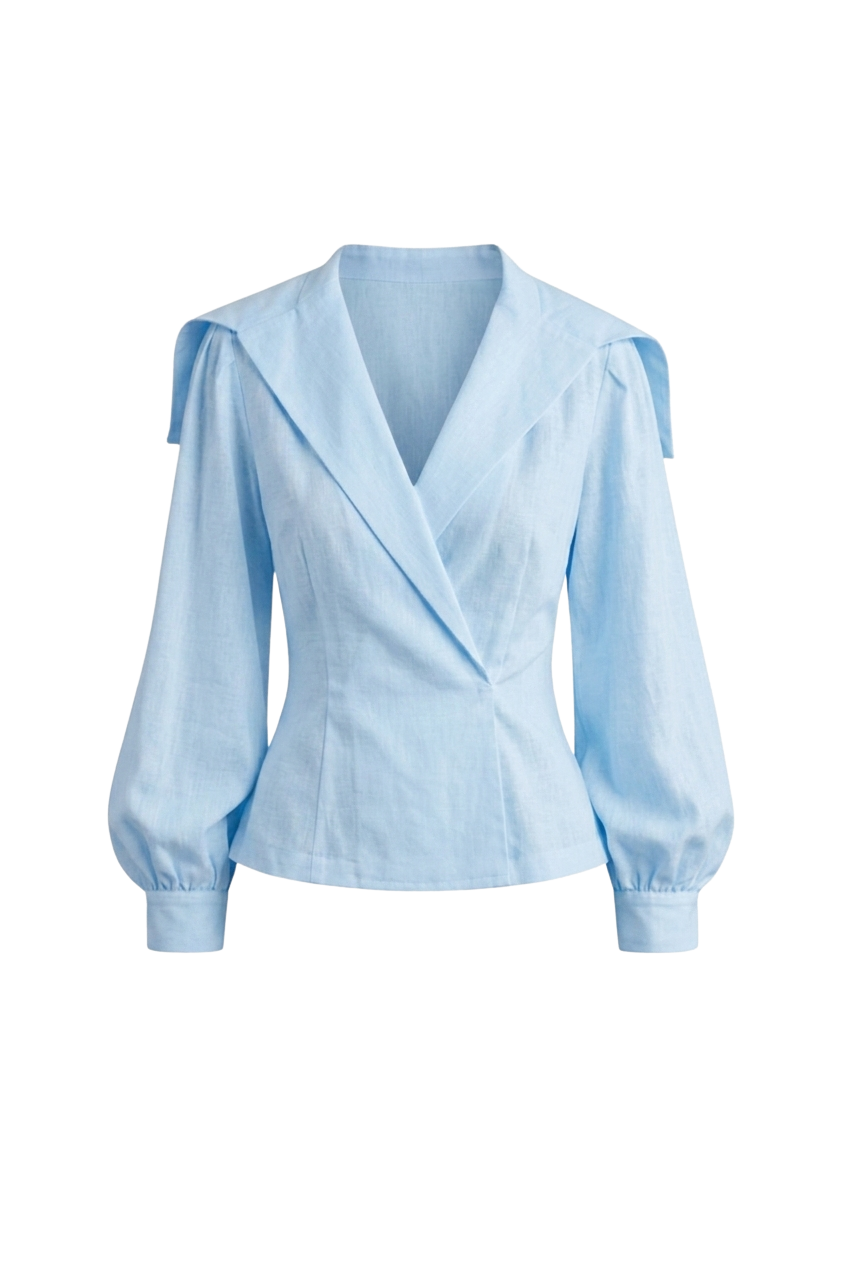 Camisa Jaspe Azul-Claro