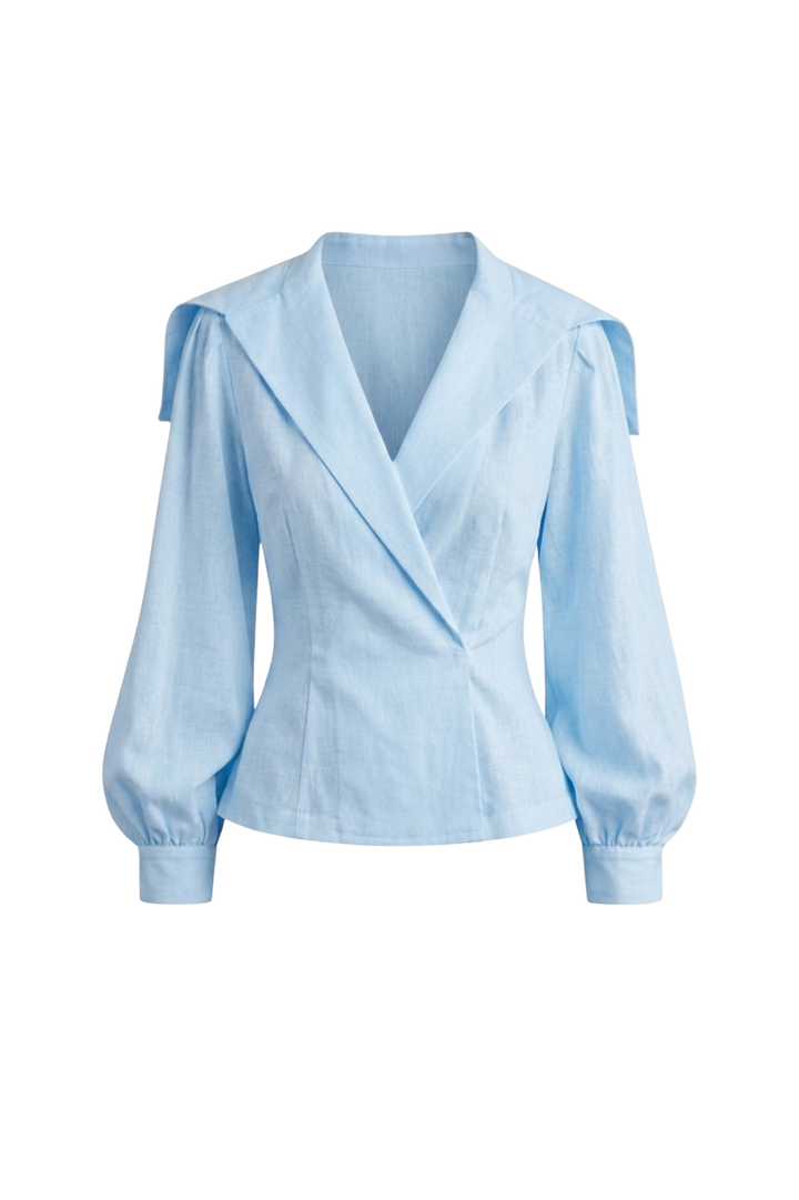 Camisa Jaspe Azul-Claro