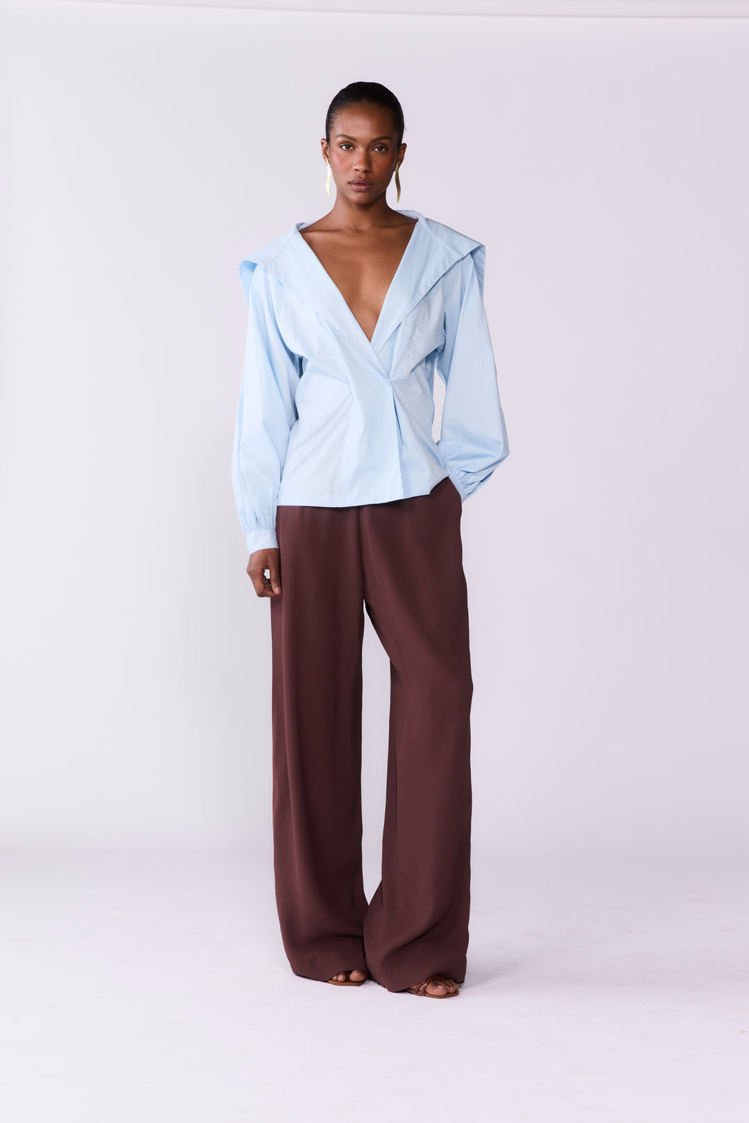 Camisa Jaspe Azul-Claro