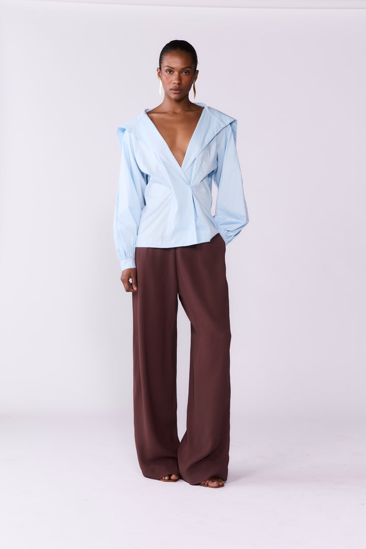 Camisa Jaspe Azul-Claro