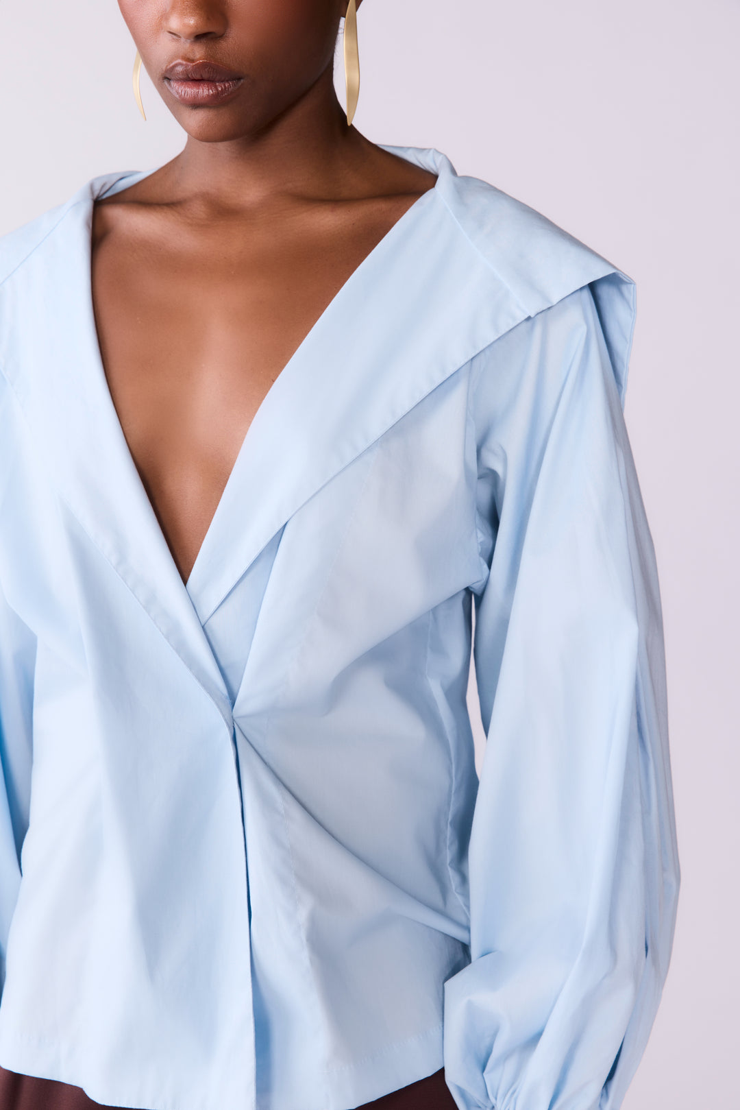 Camisa Jaspe Azul-Claro