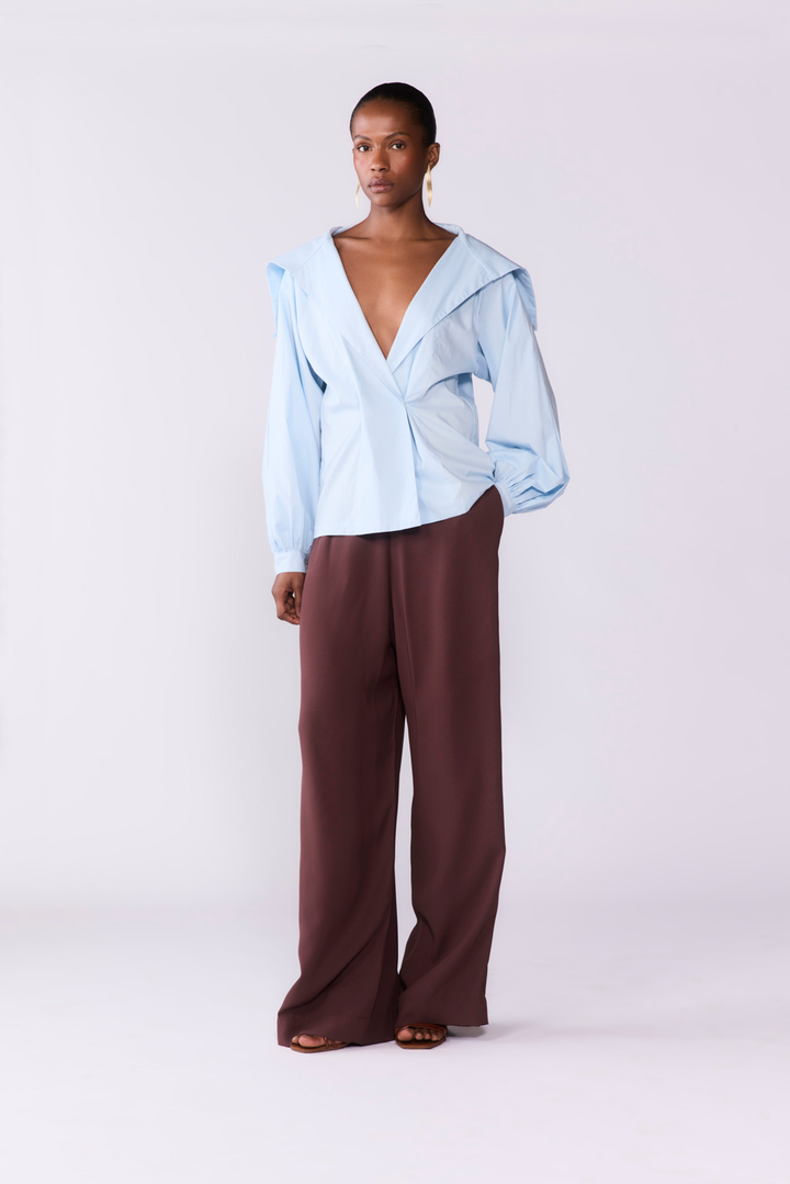 Camisa Jaspe Azul-Claro
