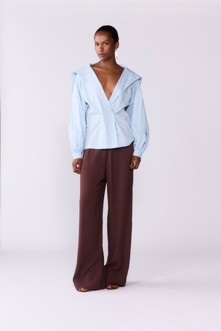 Camisa Jaspe Azul-Claro