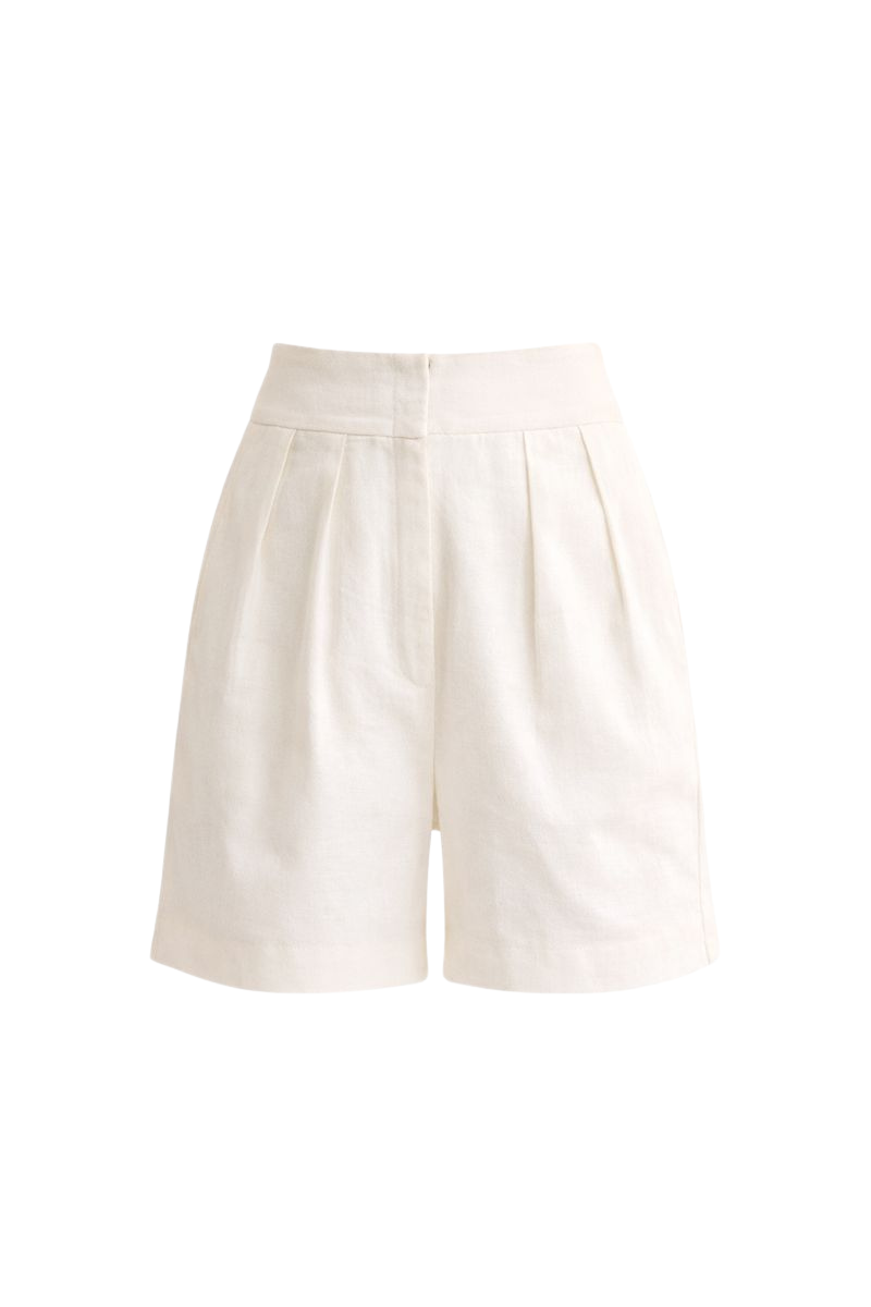Short Linho Alva
